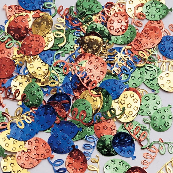 12 Count Bulk Pack Balloon and Streamers Confetti