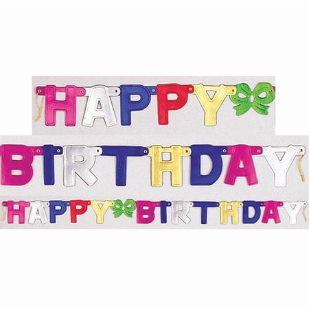 12/Case Bulk Happy Birthday Party Banners