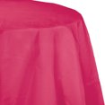 thumbnail image 1 of 12/Case Bulk Hot Magenta Round Paper Table Covers 82 inch, 1 of 3