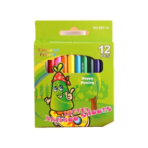 12 Count Colored Pencils, Pre-Sharpened in 12 Vibrant Colors – Bulk School Supplies for Teachers, Ideal Classroom Prizes & Art Supplies