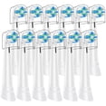 thumbnail image 1 of 12 Count Electric Toothbrush Replacement Heads Compatible with Oral B iO 2/3/4/5/6/7/8/9/10, Medium Bristles for Gentle Gum Care, Toothbrush Refill Heads, Deep Cleaning Rotating Powerhead, White, 1 of 7