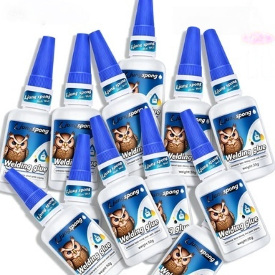 12 Count Industrial Welding Adhesive, Super Strong Heat Resistant Instant Bond Glue for Metal Joints, Plastic Repairs, DIY Handicrafts and Industrial Use