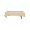 thumbnail image 1 of *12 Count* Ivory Rectangular Plastic Tablecloths 54" x 108", 1 of 1