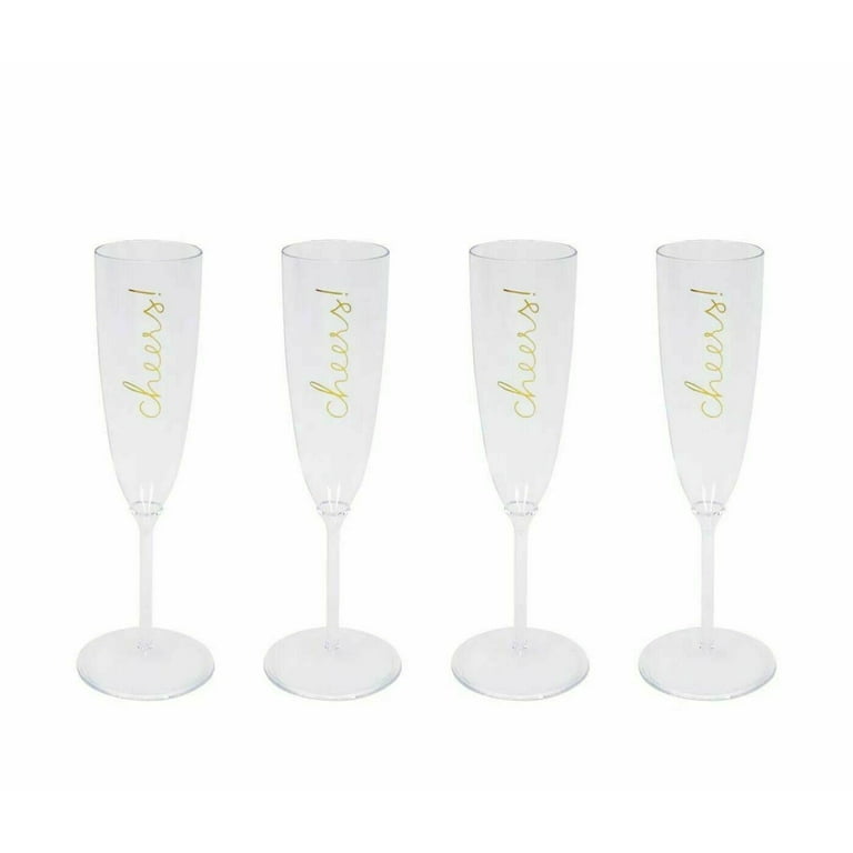 Personalised champagne glass