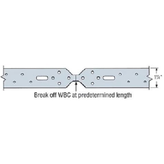 12 Count Simpson Strong-Tie WB126C - 11 Ft 4-3/4-Inch Wall Bracing Coil 1 Roll / 12 Pieces