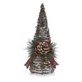 thumbnail image 1 of 12" Country Rustic Snowy Grapevine Christmas Tree Table Top Decoration, 1 of 1