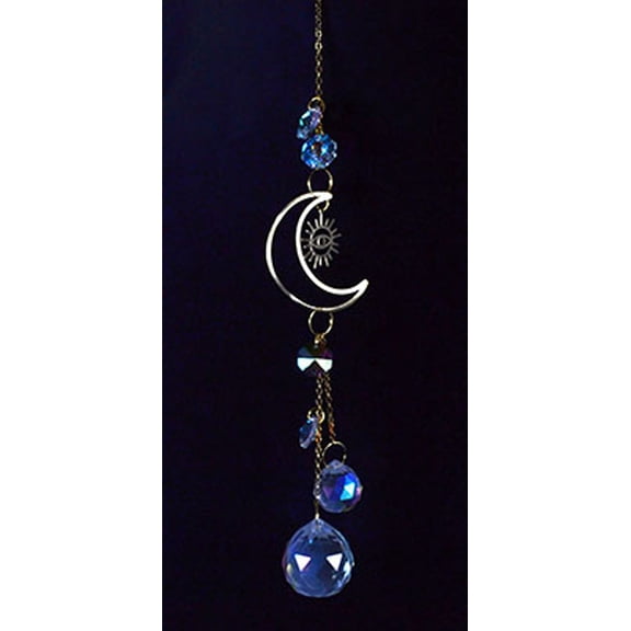 12" Crescent Moon Eye sun catcher