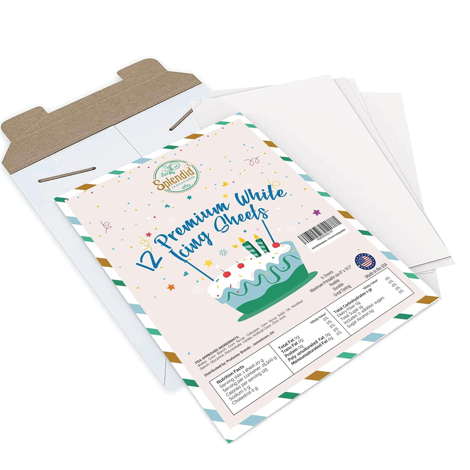 12 Ct Edible Paper For Cakes Printable - 12 Ct Edible Paper For Cakes Printable Icing Sheets Paper Frosting Sheets Images Printer Image Sugar 12 Count 31decda8 A9da 4dca Bad2 003903c957b5.c8b7d7dd4884efa7b8b46b66b3b67490