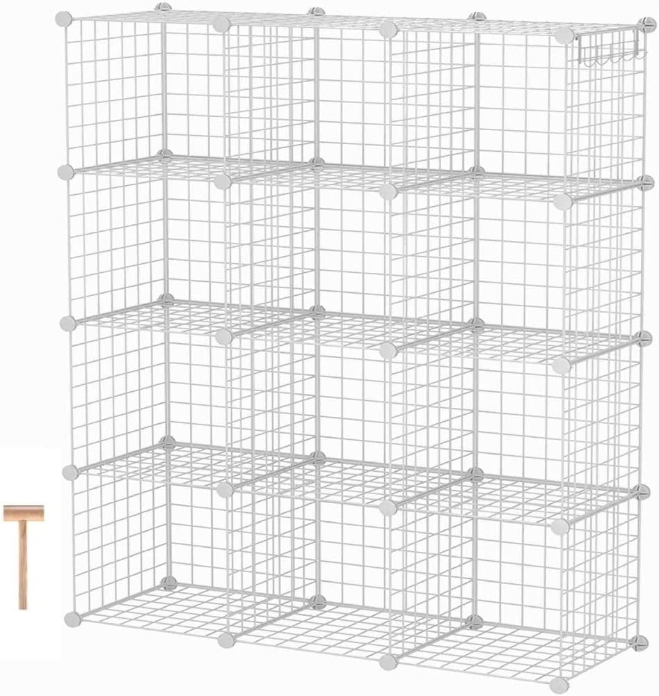 12Cube Organizer Cube Storage Storage Shelves Wire Cube Storage