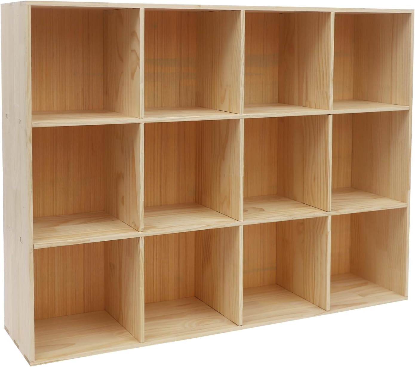 Solid Wood Cube Bookcase