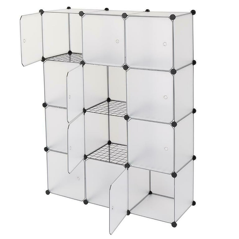 Limei Portable Cube Storage Organizer Cube Storage Shelves Cube Shelf Room Organizer Clothes Storage Cubby Shelving Bookshelf Toy Organizer Cabinet