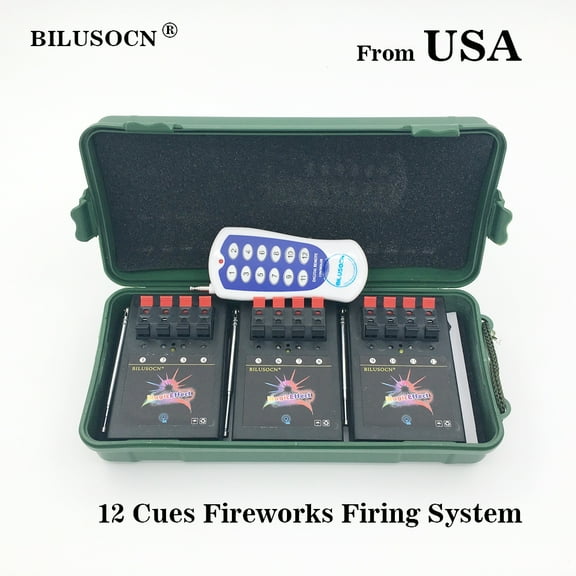 12 Cues Fireworks Firing System wireless control For Party wediing