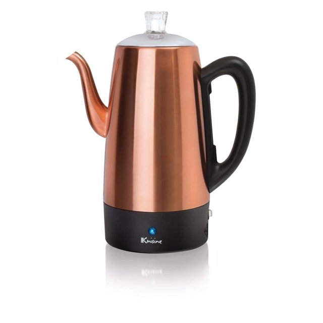 12Cup Copper Electric Percolator