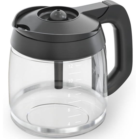 12-Cup Glass Coffee Carafe Replacement Compatible ONLY with Ninja Coffee Brewer Maker Models CE251 CE201 CE201C CE200 CE200C