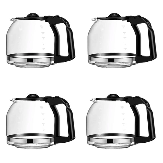 12-Cup Glass Coffee Carafe Replacement Dishwasher Safe Universal Fit for Coffee Makers