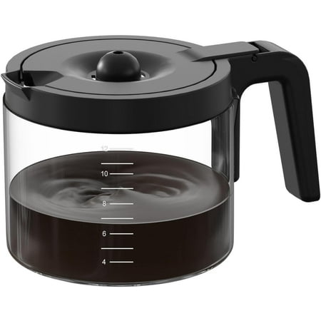 12-Cup Glass Coffee Pot Replacement Compatible with Keurig K-Duo 5100 Single Serve K-Cup Pod & Carafe Maker, NOT Fit 5000 Essentials Model