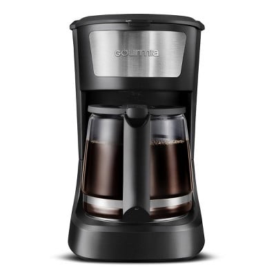 12 Cup One-Touch Switch Coffee Maker with Auto Keep Warm Black: Drip Coffee Machine, 900W, Basket Filter