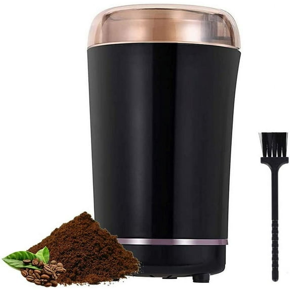12 Cup Portable Electric Coffee Grinder, Stainless Steel Blade Grinder