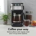 thumbnail image 1 of 12 Cup Programmable FrontFill Drip Coffee Maker with Auto Pause Pour, 1 of 7