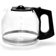 thumbnail image 1 of 12-Cup Replacement Glass Coffee Carafe Compatible with Black and Decker maker Model CM0915BKD, Handle Extra Lid, Product Height: 5.9 inch., 1 of 5