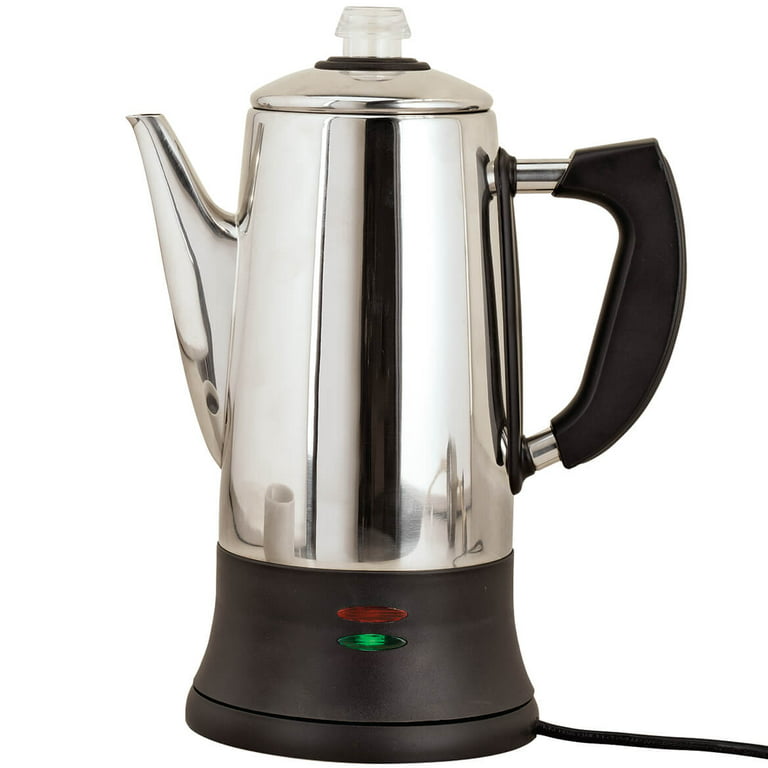 PRESTO STAINLESS STEEL 12-CUP COFFEE POT MAKER PERCOLATOR 0281105 SIGNAL on  eBid United States