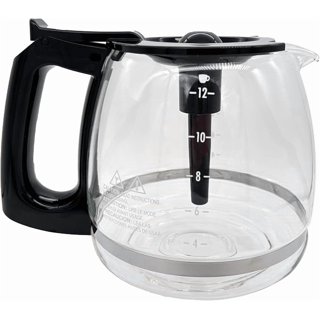 MGE Universal Thermal Glass Coffee Jug | BPA-Free With Adjustable Lid For Coffee Makers