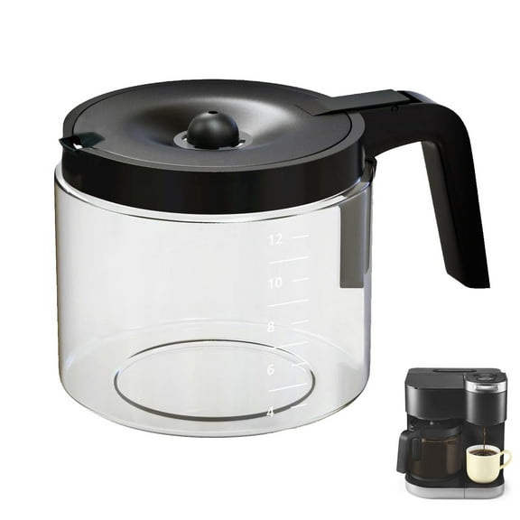 12 Cups Coffee Carafe ONLY Compatible for KEURIG K-DUO 12 Cups Coffee Machine 5100 Model  (NOT Fit K-Duo Essentials 5000 Model)