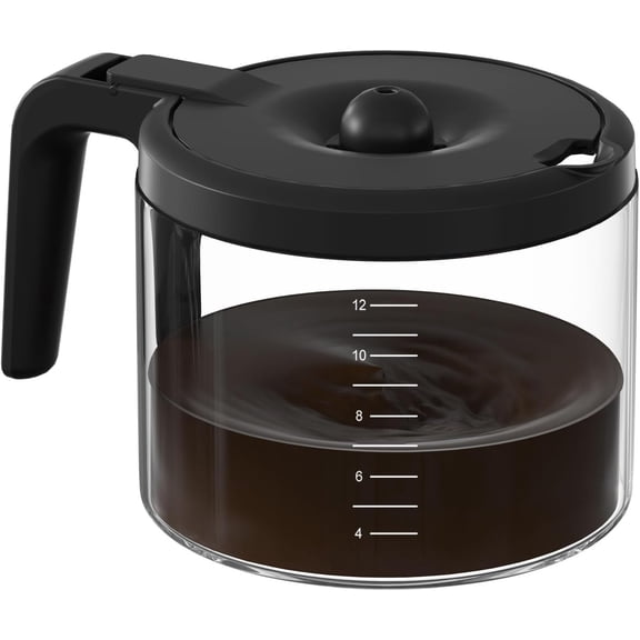 12-Cups Coffee Pot Replacement Compatible with Keurig 5000 K-Duo Essentials & K-Duo Essentials Hot & Cold Brewer Models (NOT Fit K-DUO 5100 Single Server Model)