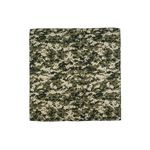 12 D CAMO Paisley Bandana Mask Headband Scarf Face Covering | 100% Cotton Bandana for Unisex