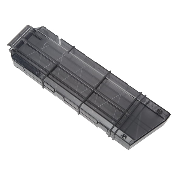 12-Dart Quick Reload Magazine Clip Durable Plastic Blaster Cartridge Holder Attachment Toy Accessory Compatible with Aurora ULTRA Series, Black, 10.4 in / 26.5 cm