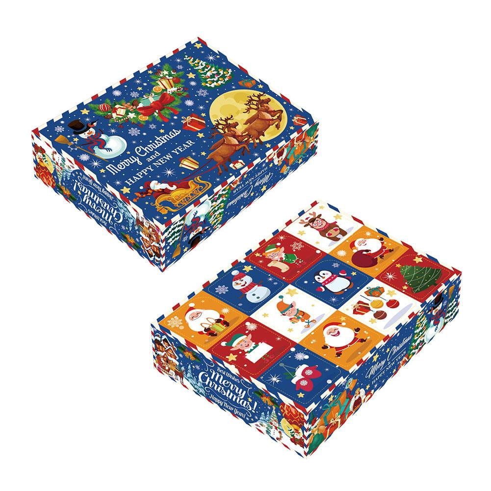 12 Days Christmas Advent Calendar Box Empty, DIY Countdown Surprise ...