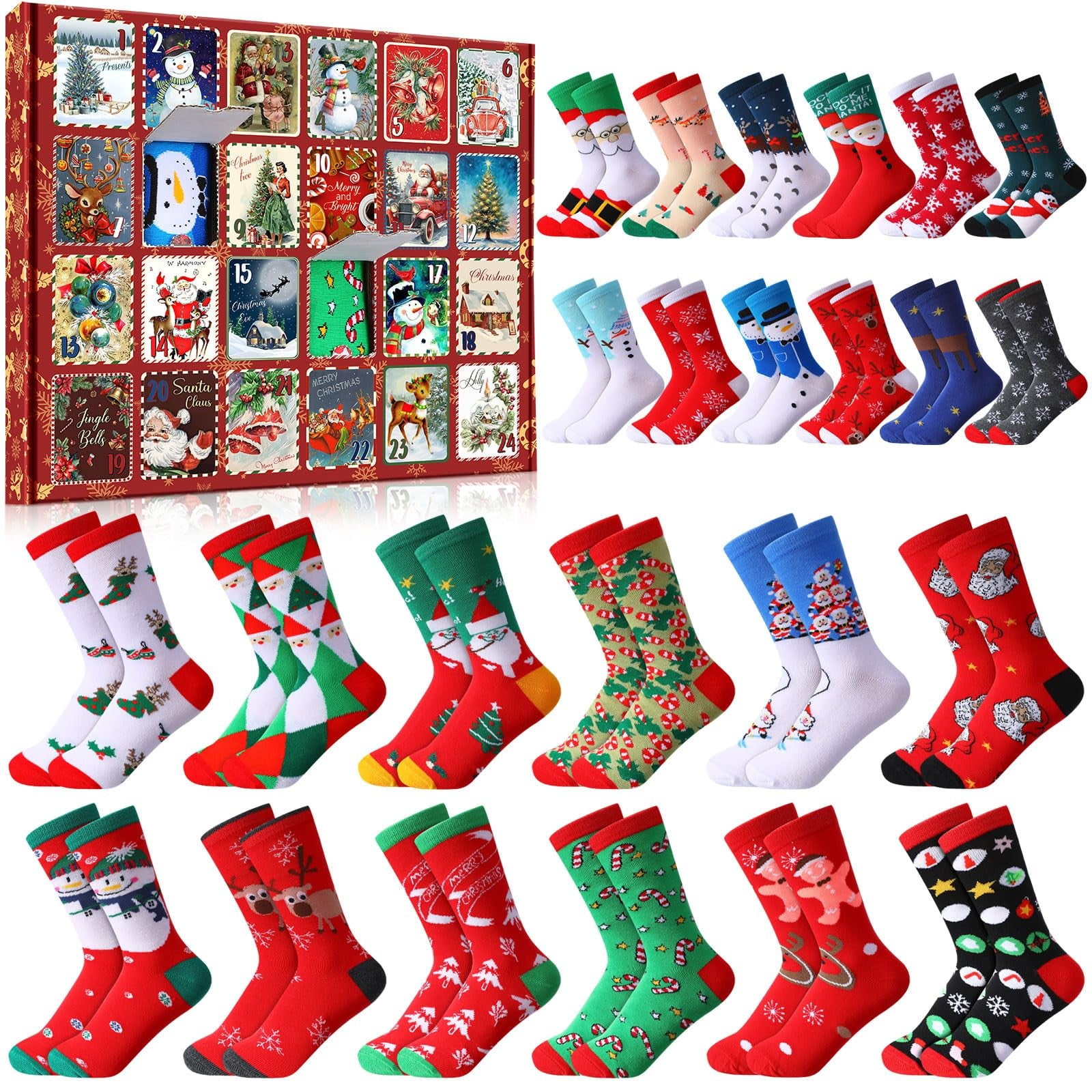 12 Days Of Christmas Socks Advent Calendar For Women Advent Calendar 12-days-of-christmas-socks-advent-calendar-for-women-advent-calendar