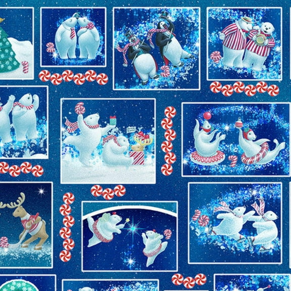 12 Days of Christmas Cotton Fabric