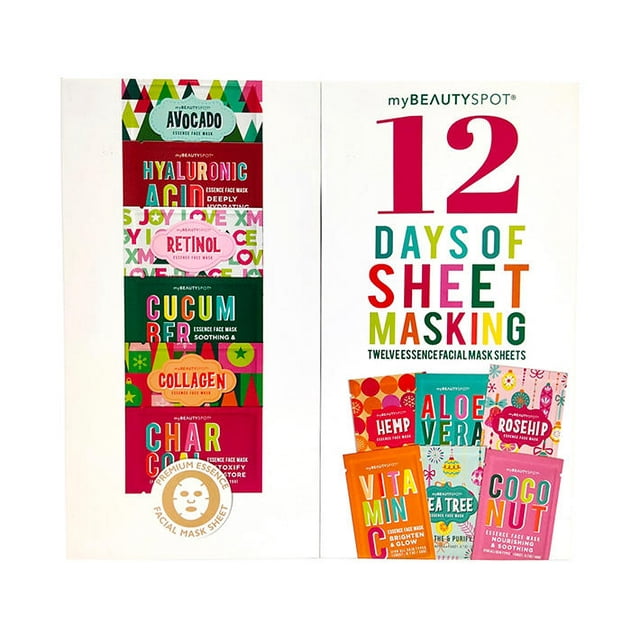 12 Days of Christmas Facial Mask Advent Calendar