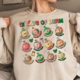thumbnail image 1 of 12 Days of Derm Sweatshirt, Christmas Dermatology Nurse Shirt, Cute Derm Holiday Crewneck for Hospital Staff, 1 of 5