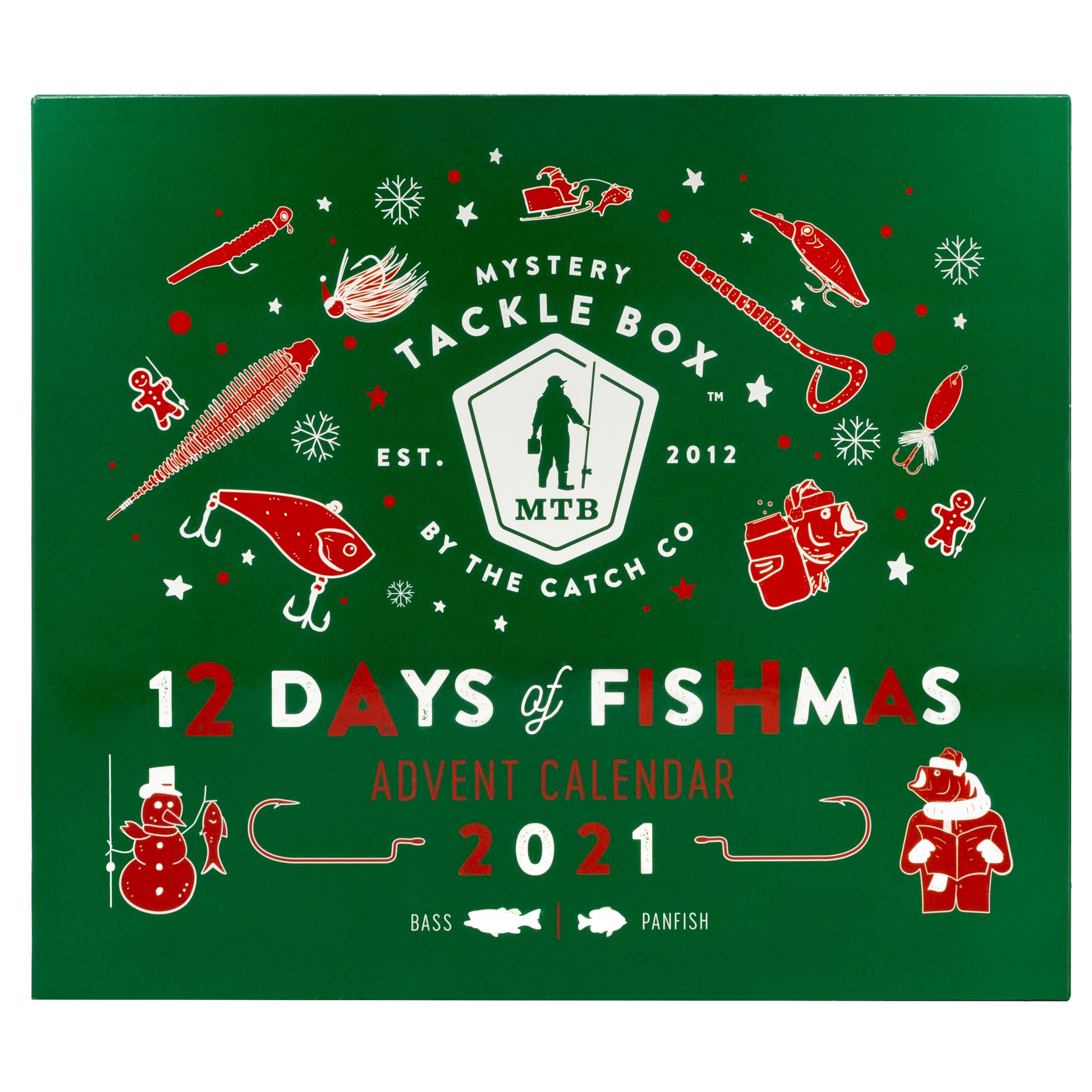 12 Days of Fishmas Holiday Fishing Advent Calendar - Walmart.com