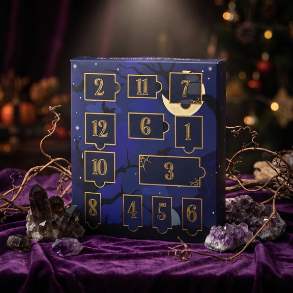 12 Days of Halloween Calendar, Holiday Countdown Ornaments, Spooky Advent Decor for October, Trick or Treat Countdown, House Surprise​