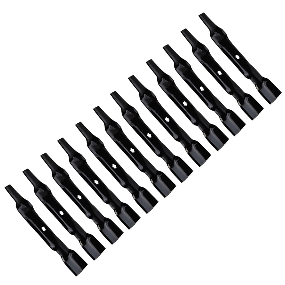 9-Pack John Deere Lawn Mower Blades - 17" Deck Blades For D140 D150 D160 E150 E170 Models