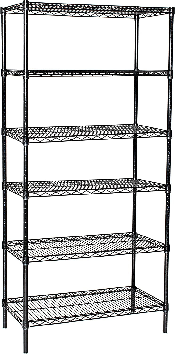 https://i5.walmartimages.com/seo/12-Deep-x-42-Wide-x-86-High-6-Tier-Black-Starter-Shelving-Unit_65fbf499-d589-4db6-b42b-9fbf1ef06905.bc5e777f258f400b08d62d16c4815f01.jpeg