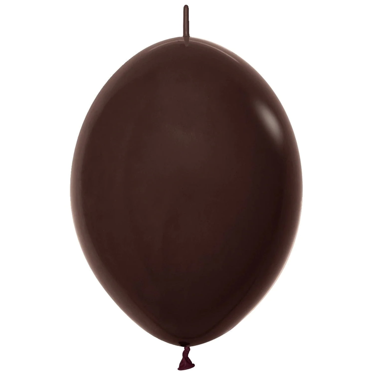 12 Deluxe Chocolate Brown Link-O- Loon Balloons (50ct)
