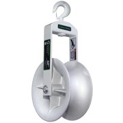 12" Diameter, Cable Puller Sheave, Hook, Wire, Rope | Capacity 6500lb for Greenlee Pullers 640,6801,6001 | Staten Tools