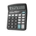 thumbnail image 1 of 12 Digit Calculator, Dual Power Solar and Battery Desktop Calculator with Large LCD Display, Basic Financial Calculator for Office, School, Business, and Accounting Use, 1 of 9