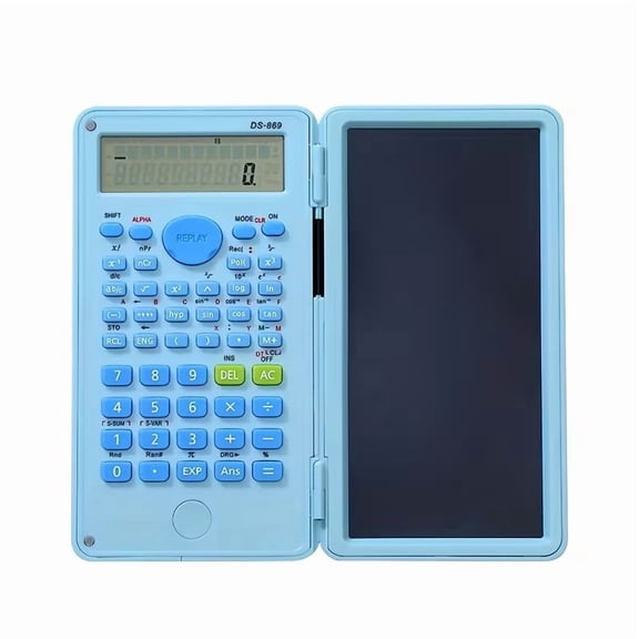 12-Digit LCD Handwriting Tablet with Built-In Battery & Stylus for Students and Professionals One-Key Clear Screen, Lightweight & Portable