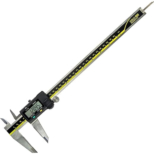 12" Digital Caliper 300mm Stainless Steel Electronic Vernier with 0.01mm Accuracy