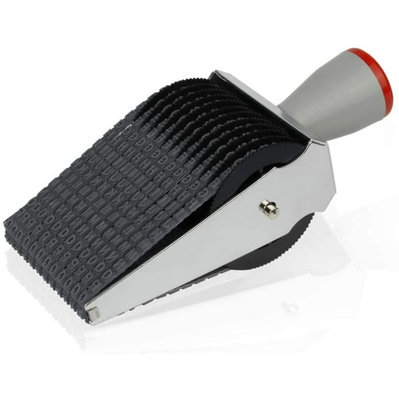 12 Digits Roller Stamp Personalized English Alphabet Number Symbol Rolling Wheel Stamp Multi-Function DIY Scrapbooking Roller Stationery