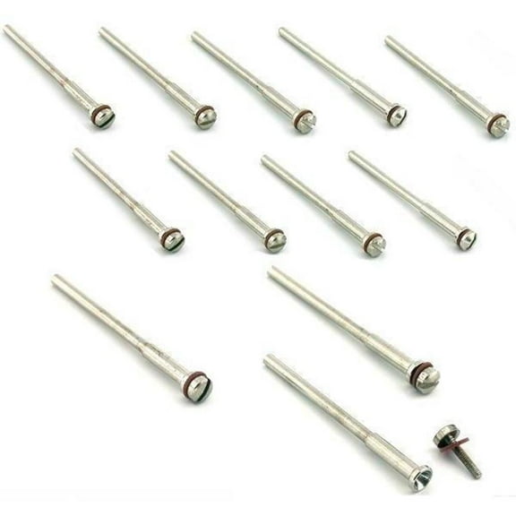 12 Disc Mandrels Sanding Polishing Tools fits Dremel