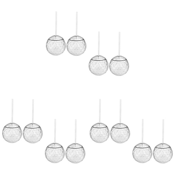 12 Disco Ball Cup Glitter Flash Ball Cocktail Cup Tea Bottle Party Supplies Unique for Party Drinking Beverage C