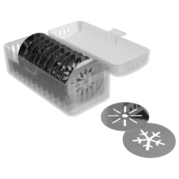12 Disks for Cookie Press - Replacement Disks for OXO Cookie Press and REIFIER Cookie Press