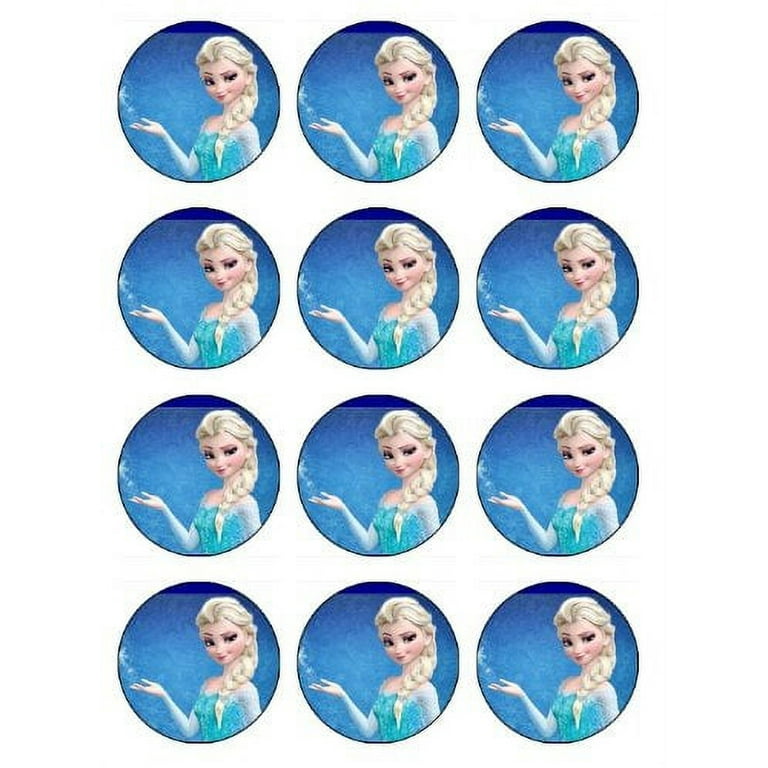Disney Frozen Elsa Edible Image Cake Toppers, by A Birthday Place (12 Count) - Walmart.com disney-frozen-elsa-edible-image-cake-toppers-by-a-birthday-place-12-count-walmart-com