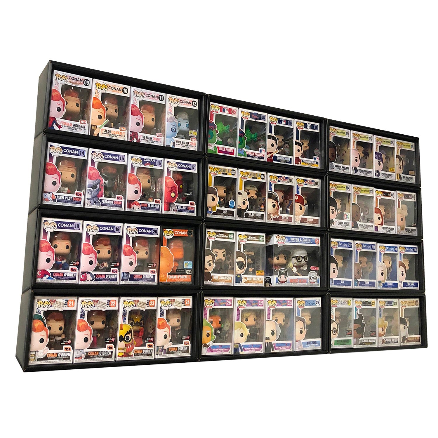 12 Display Cases for Inbox Funko Pops, Wall Mount & Stack Pops